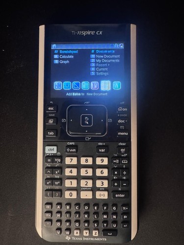 Nspire color graphing - cx,