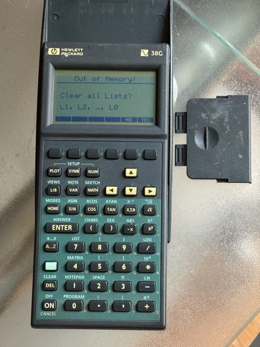 Vintage 38g graphing - hp,