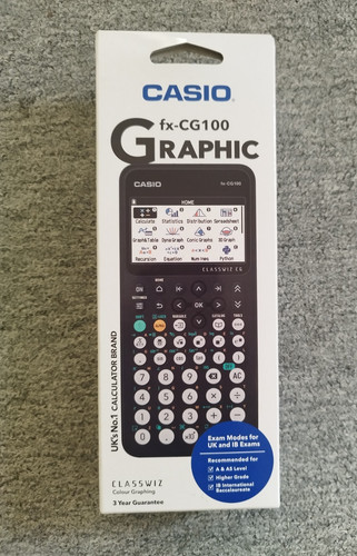 Casio cg100 colour - casio, fx-cg100