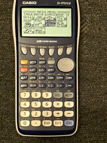 Casio 9750gii graphing - casio, fx-9750gii